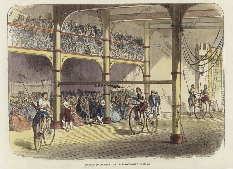 Tournoi de bicyclettes à Liverpool - English School