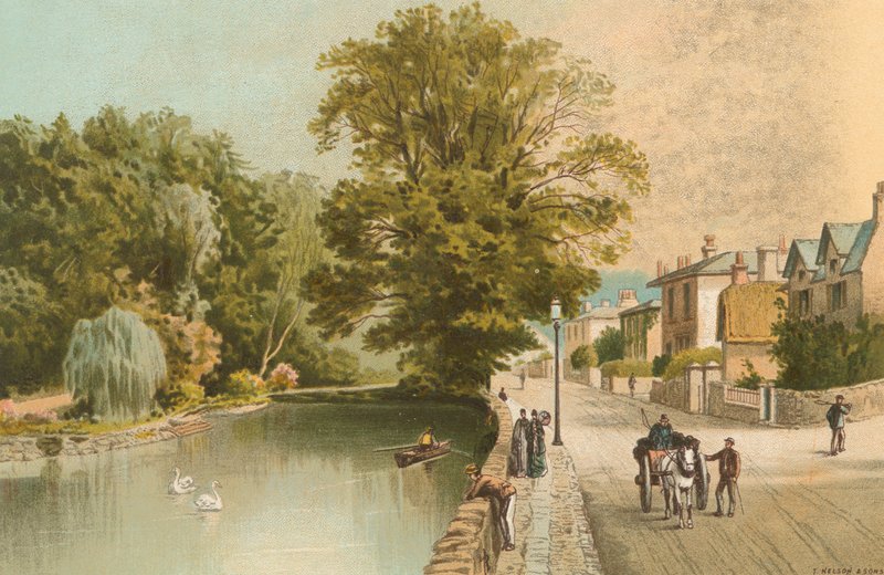 Étang de Bonchurch, près de Ventnor - Île de Wight - English School