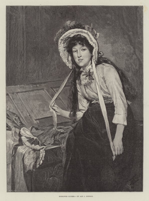 Plumes empruntées (gravure) - English School