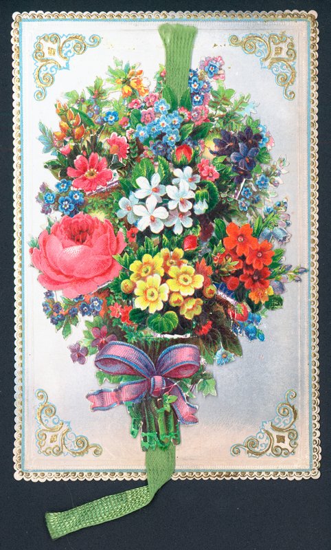 Bouquet de fleurs, carte - English School