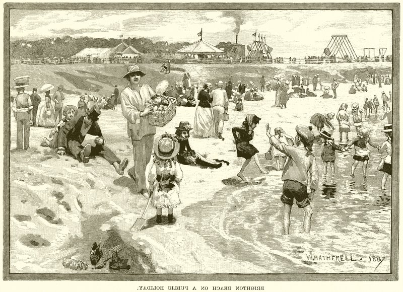 Plage de Brighton un jour férié - English School
