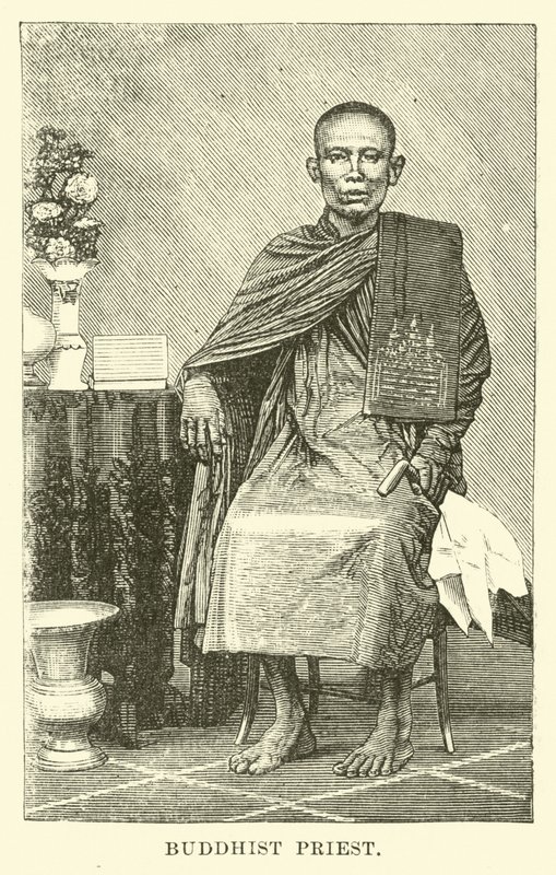 Prêtre bouddhiste - English School