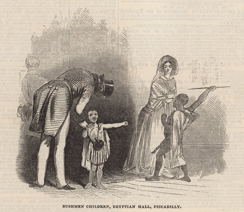 Enfants Bushman, Egyptian Hall - English School