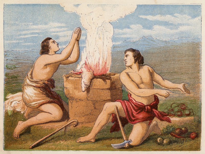 Le sacrifice de Caïn et Abel - English School