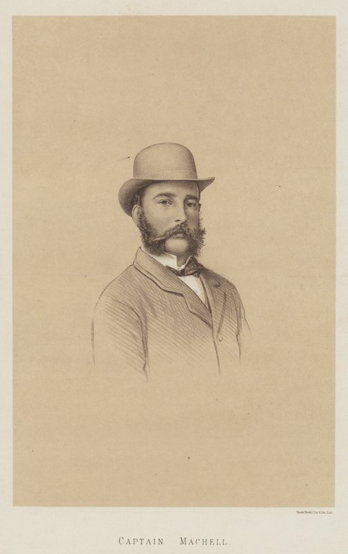 Capitaine Machell, "Jem" (lithographie) - English School
