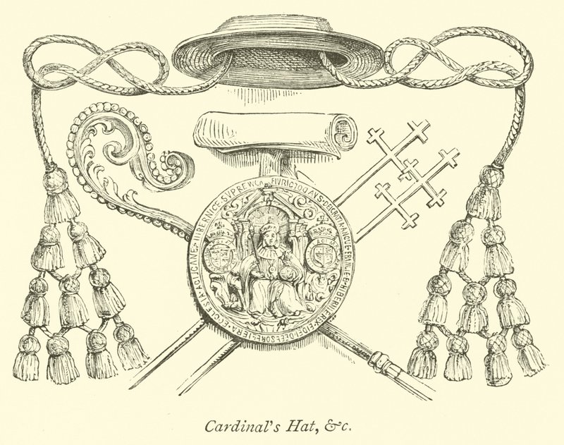 Chapeau de Cardinal, etc. - English School