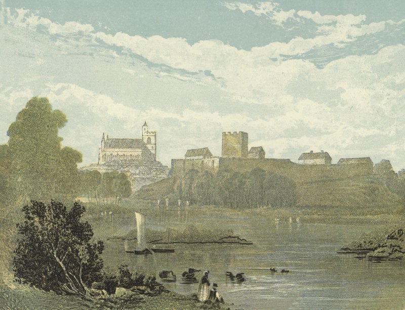 Cathédrale de Carlisle, vue sud-ouest - English School