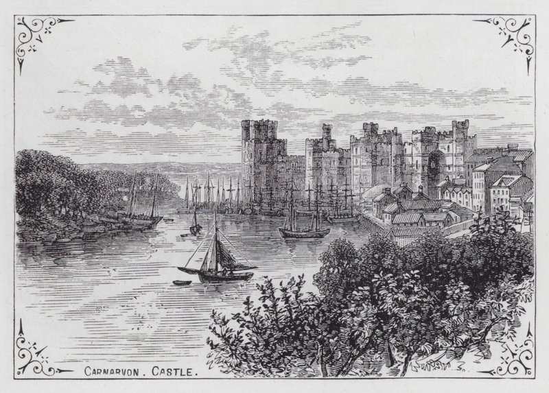 Château de Carnarvon (gravure) - English School
