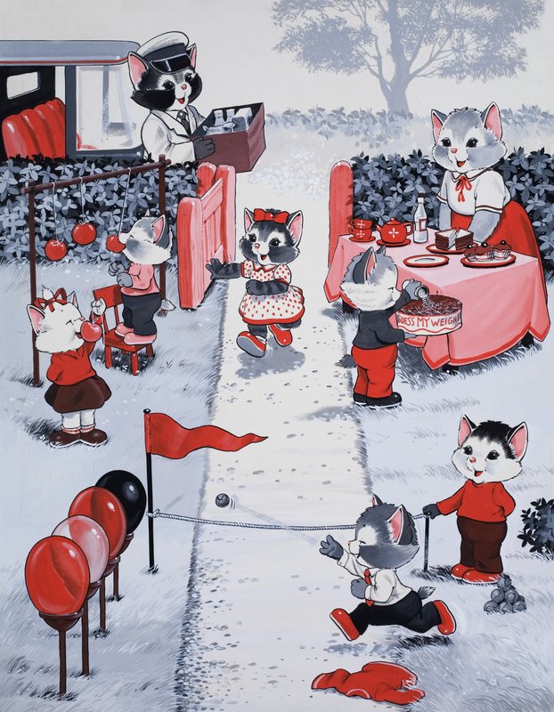 Chats à la fête - English School