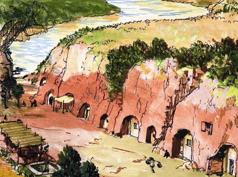 Colonisation de la grotte par la rivière - English School