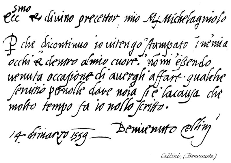 Benvenuto Cellini - English School
