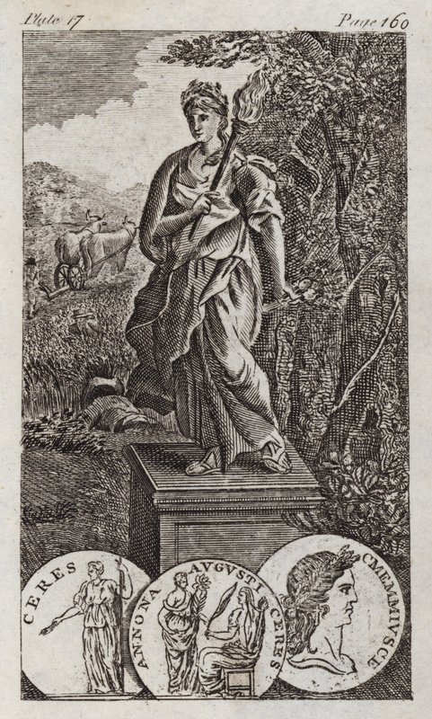 Cérès (gravure) - English School