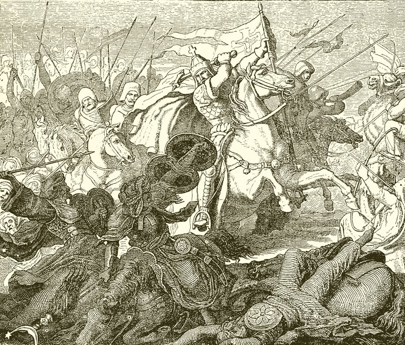 Charles Martel à Poitiers - English School