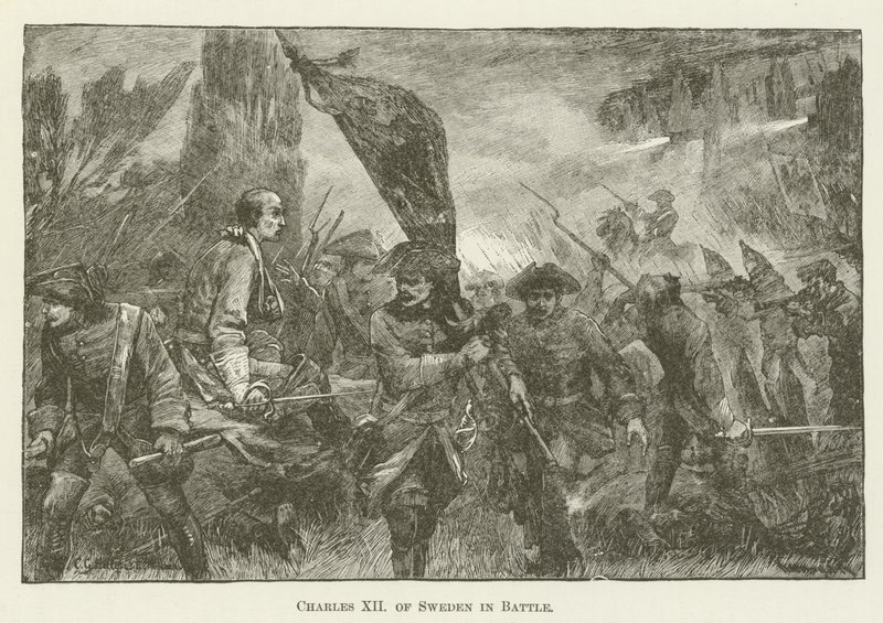 Charles XII de Suède en bataille - English School