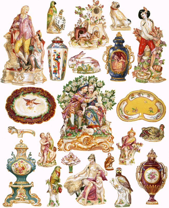 Porcelaine de Chelsea - English School