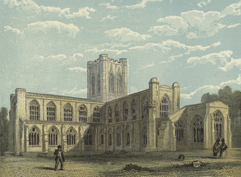 Cathédrale de Chester, vue sud-est - English School