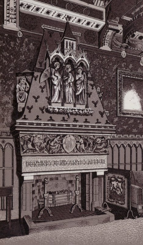 Cheminée, Château de Cardiff - English School