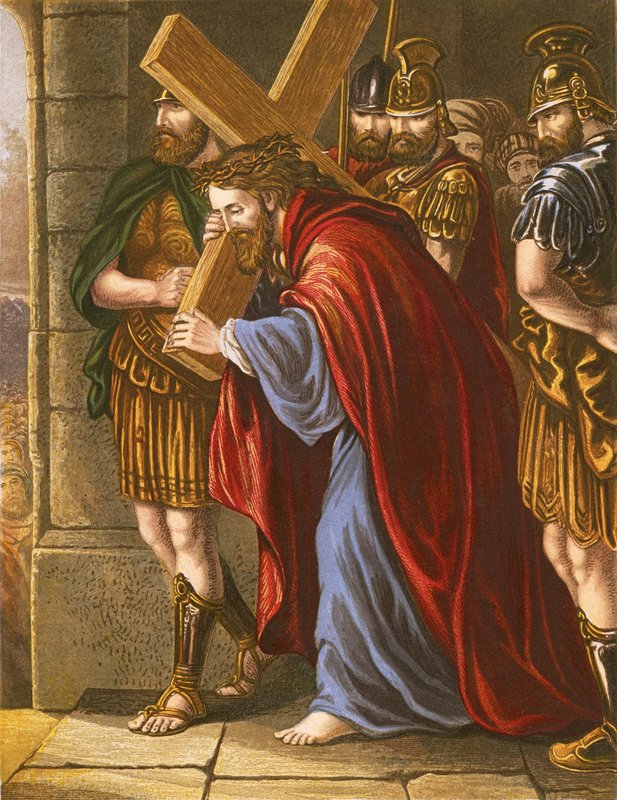 Christ portant la croix - English School