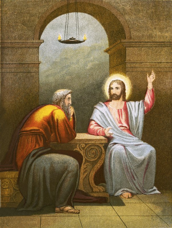 Le Christ instruisant Nicodème - English School