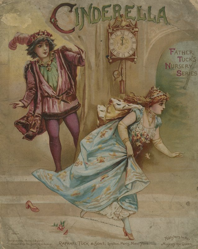 Cendrillon fuyant le bal à minuit - English School