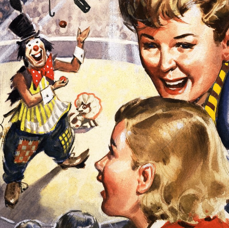 Clown au cirque - English School