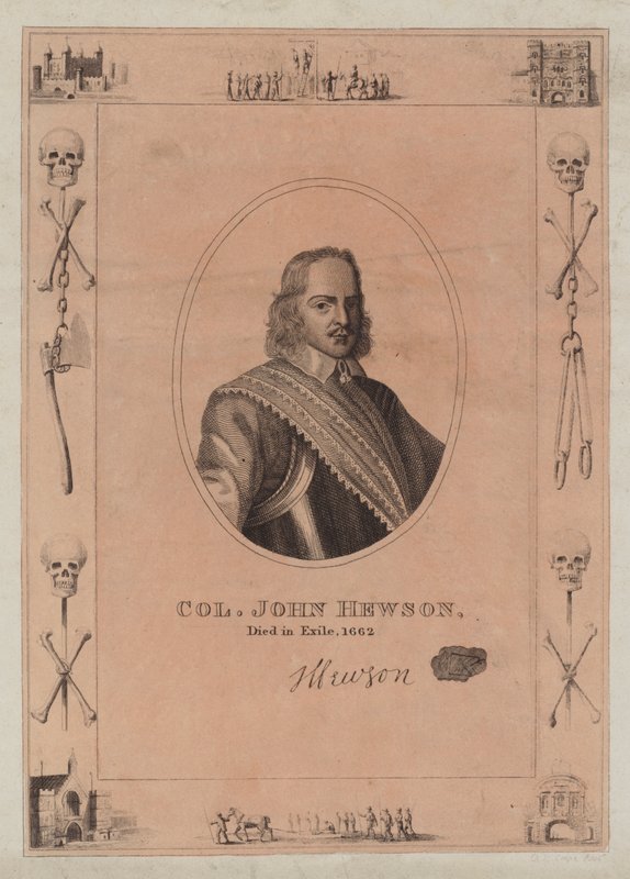 Colonel John Hewson, mort en exil, 1662 - English School