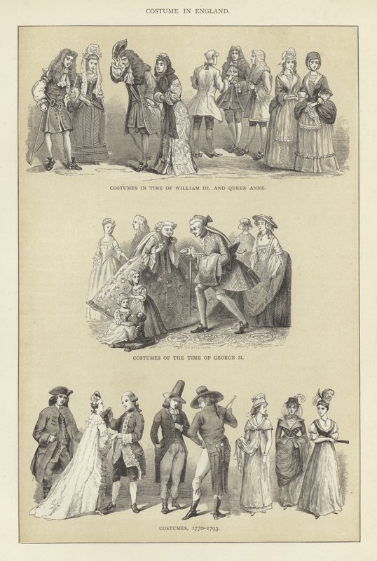 Costume en Angleterre - English School