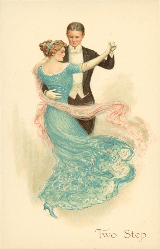 Couple dansant le Two-Step - English School