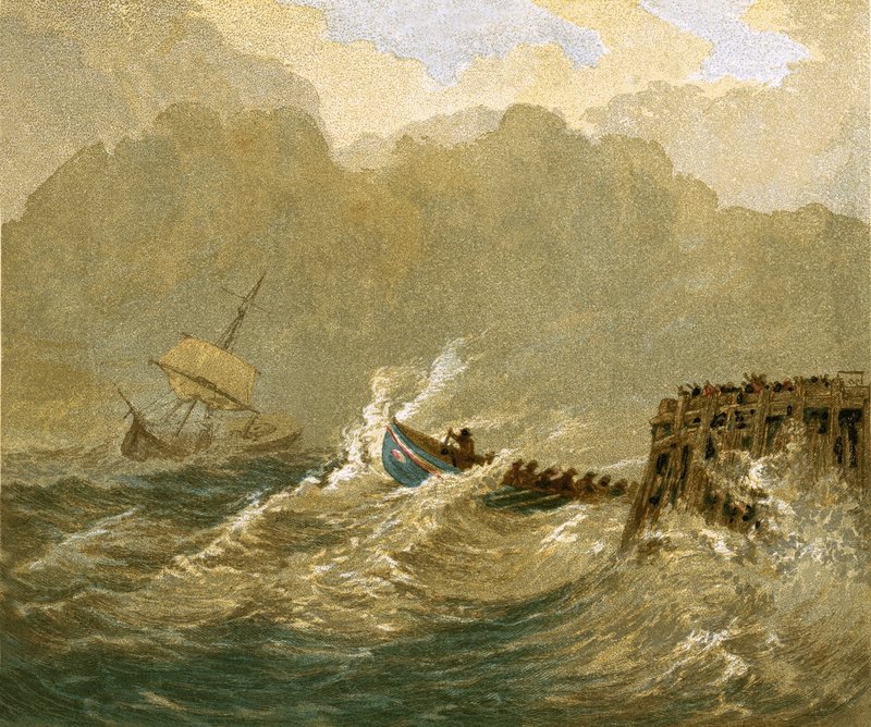 Courage. Le bateau de sauvetage. - English School