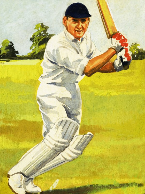 Joueur de cricket - English School