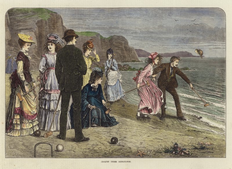 Croquet sous difficultés - English School