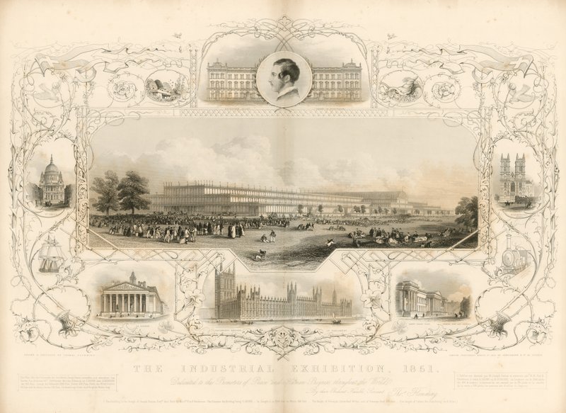 Crystal Palace; la Grande Exposition de 1851 - English School