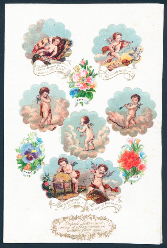 Carte de Saint-Valentin avec Cupidon - English School