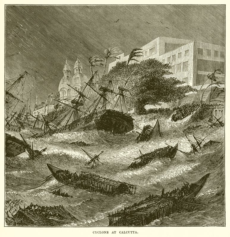 Cyclone à Calcutta - English School