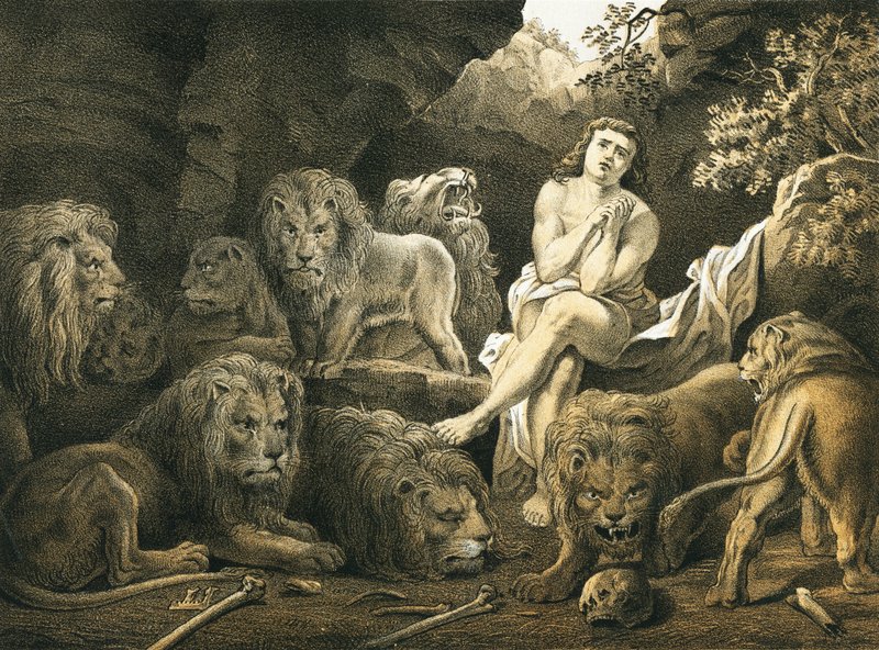 Daniel dans la fosse aux lions - English School