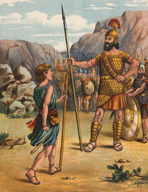 David et le géant Goliath - English School