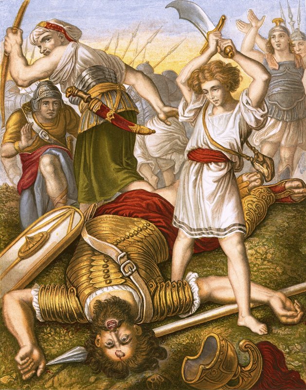 David tuant Goliath - English School