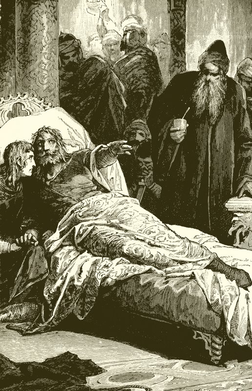 Mort de Frédéric II à Palerme - English School
