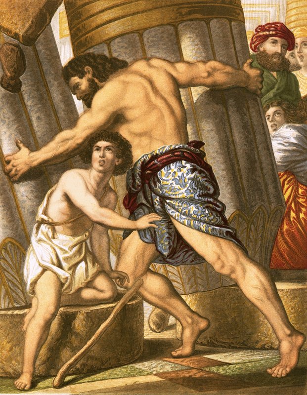 La mort de Samson - English School