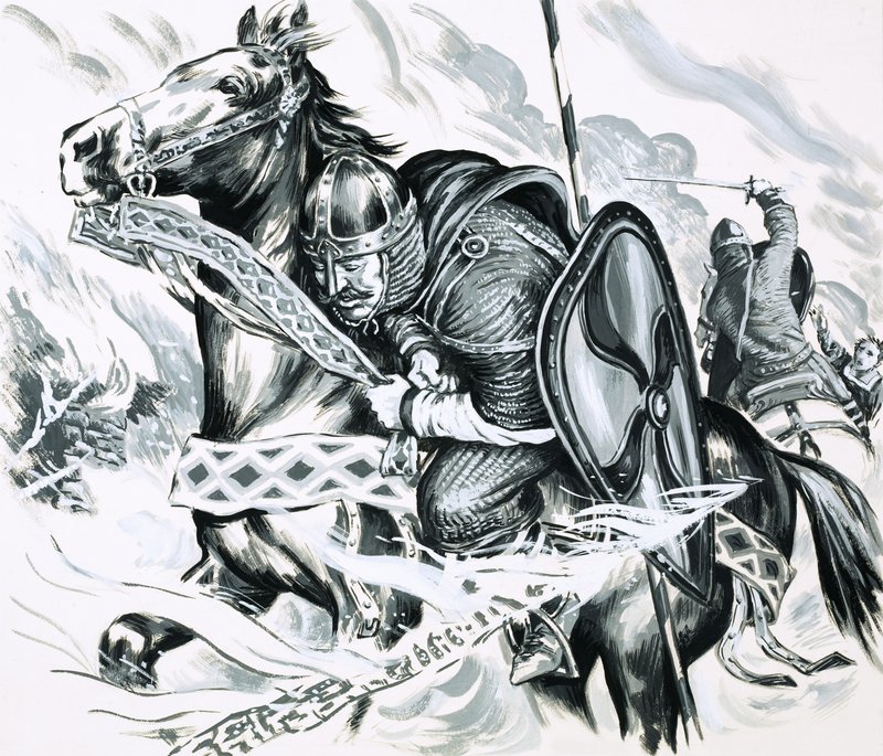 La mort de Guillaume le Conquérant - English School