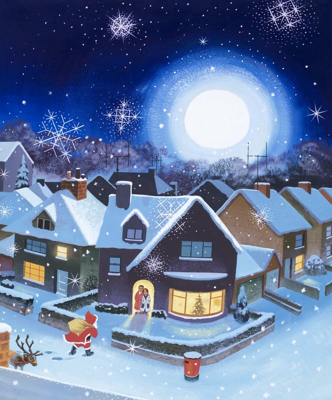 Livraison par le Père Noël - English School