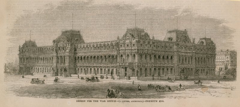 Conception pour le bureau de la guerre - English School