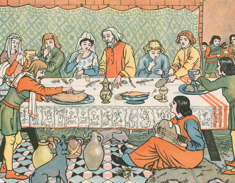 Dîner au temps jadis - English School