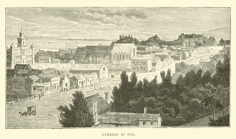 Dunedin en 1870 - English School