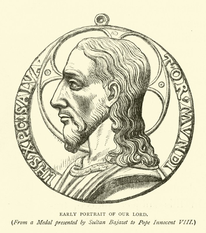 Portrait ancien de Notre Seigneur - English School