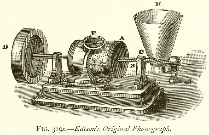 Phonographe original d