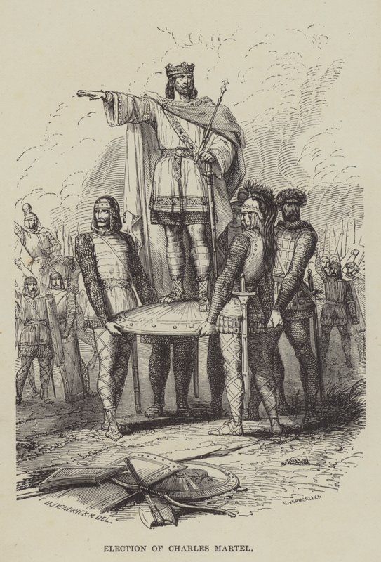 Élection de Charles Martel - English School