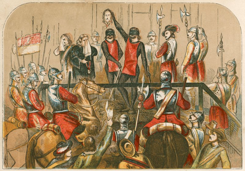 Exécution de Charles Ier - English School