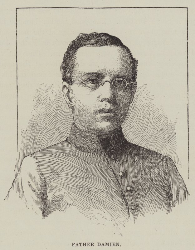 Père Damien (gravure) - English School