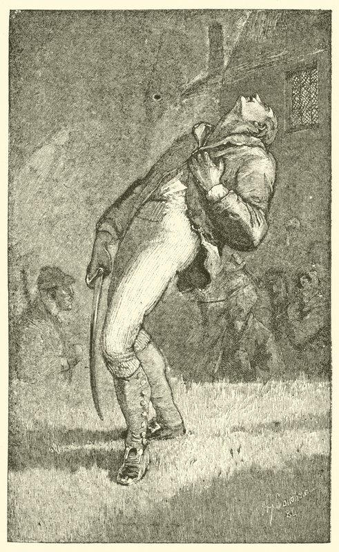 Felix Holt blessé (gravure) - English School